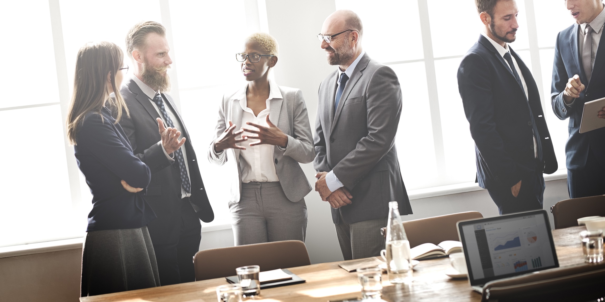 Business people collaborating