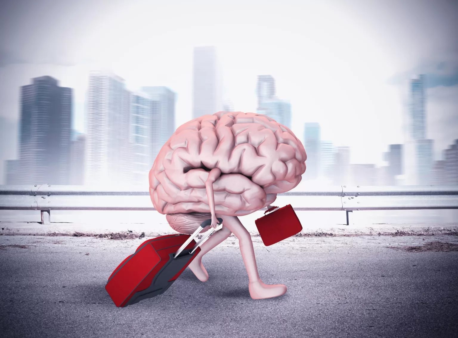 brain leaving