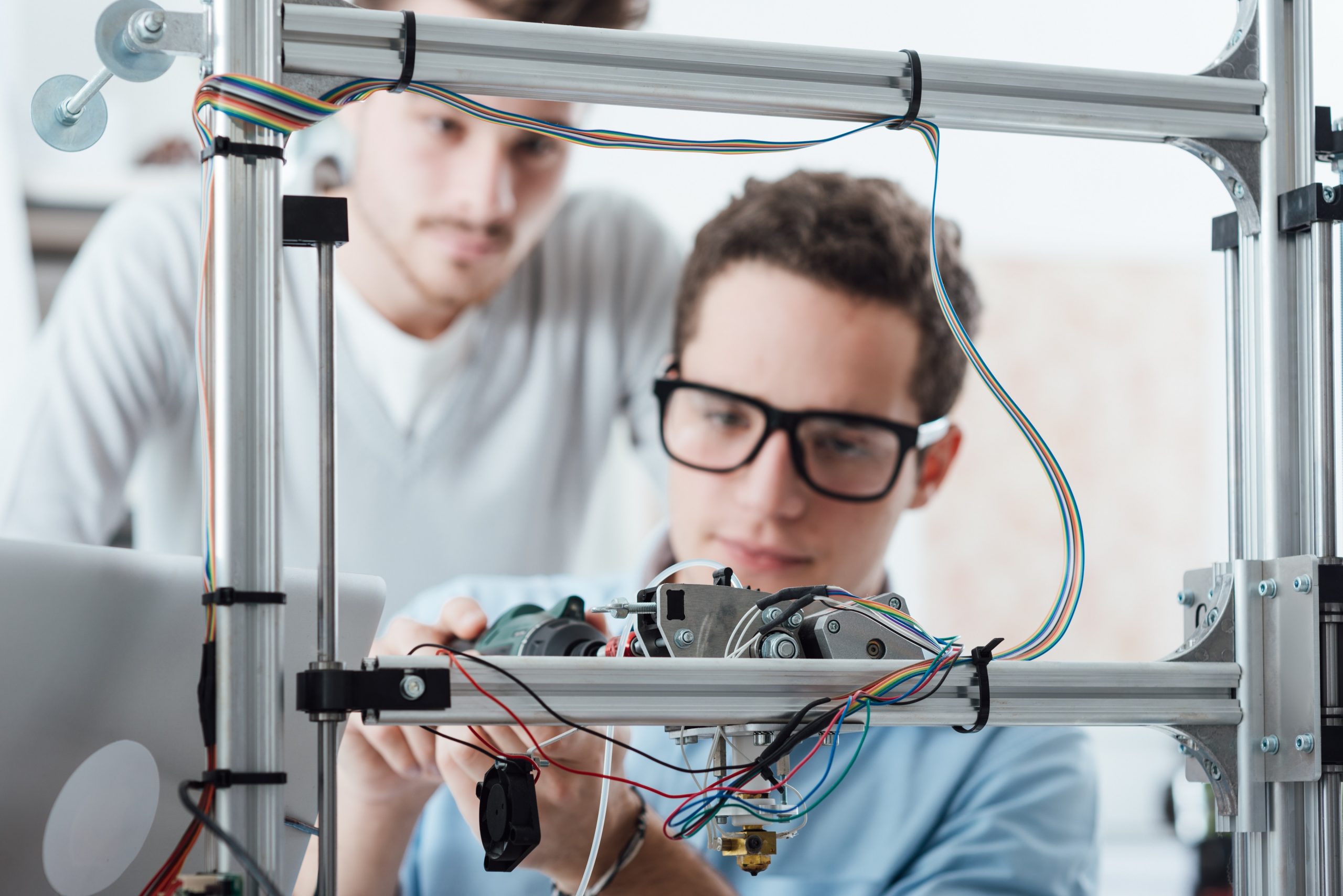 Students learning