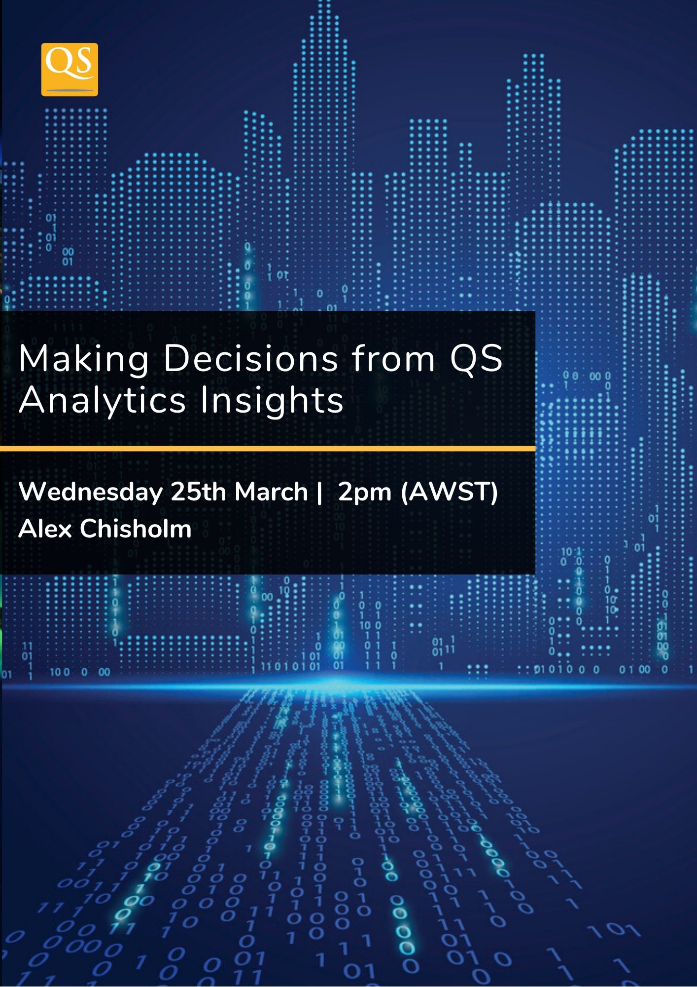 Making decisions from QS Analytics insights Webinar making-decisions-from-qs-analytics-webinar