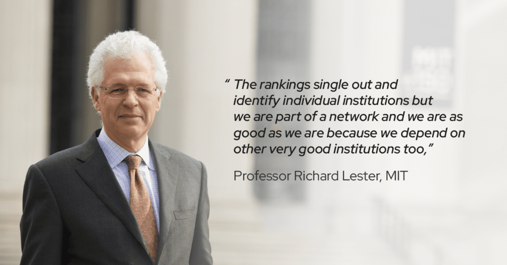 Professor Richard Lester, Associate Provost at MIT