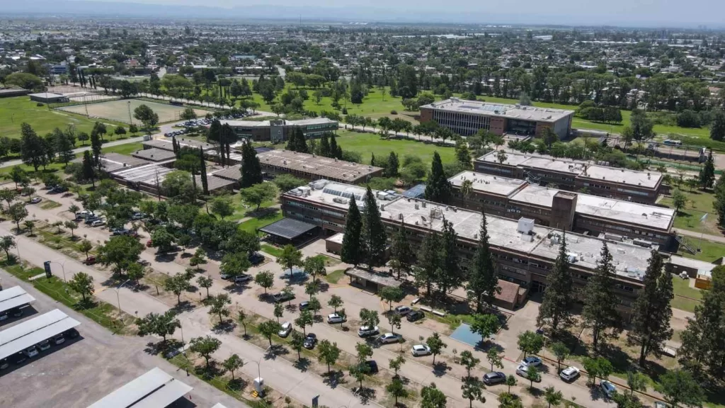 A view over the campus of the Universidad Católica de Córdoba