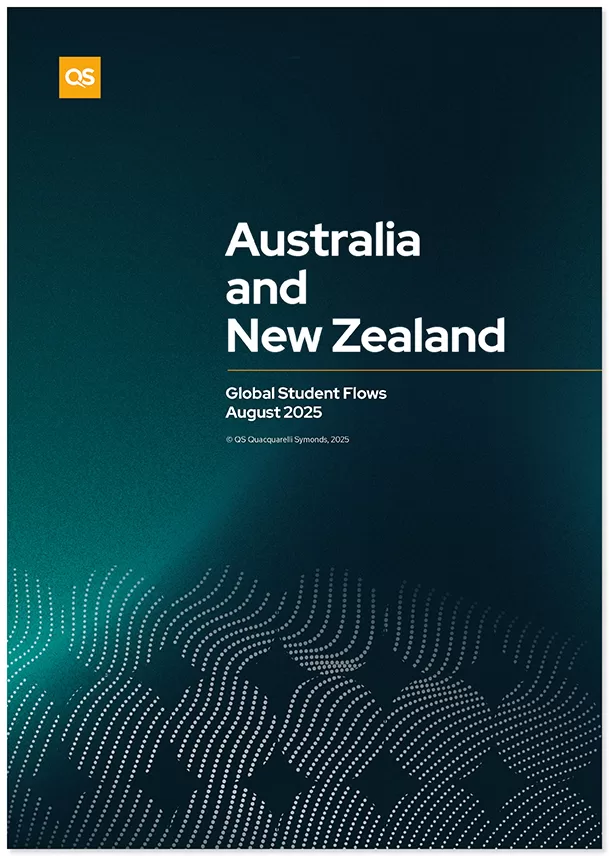 Front cover image of the Global Student Flows: Australia and New Zealand report